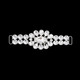 Sew-On Diamante Motif, Silver, 170mm x 60mm